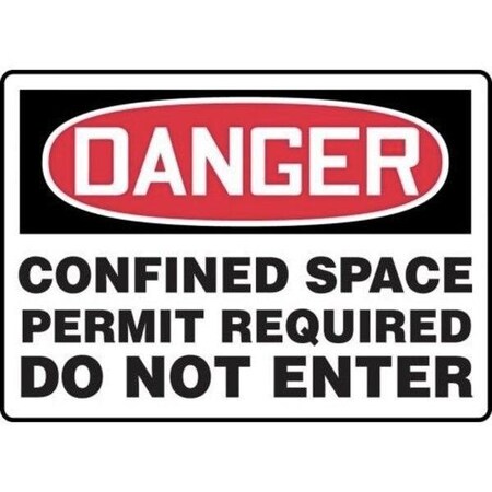 Accuform OSHA DANGER SAFETY SIGN CONFINED MCSP026XP MCSP026XP
